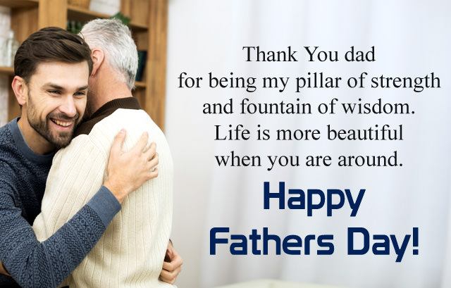 Dad - Pillar of Strength, Fountain of Wisdom