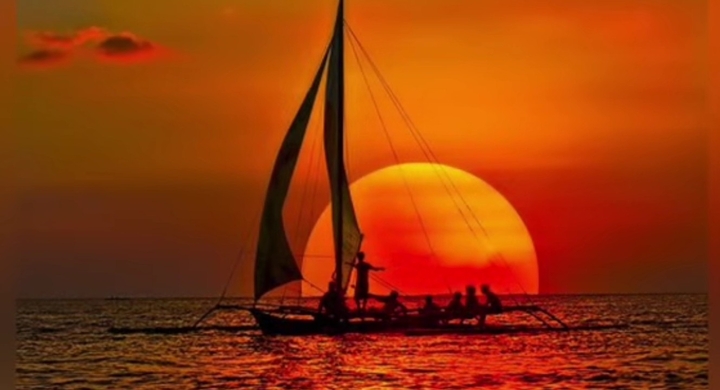 MANILA BAY SUNSET 1970'S