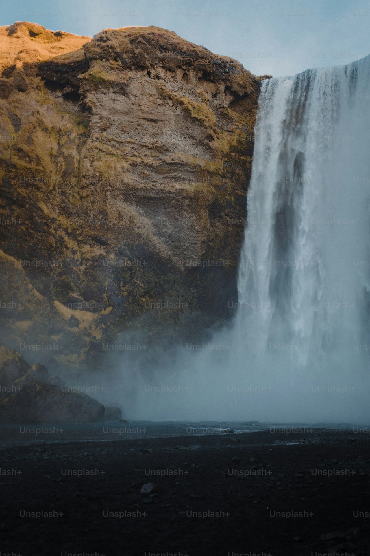 terrain, waterfall achtergronden