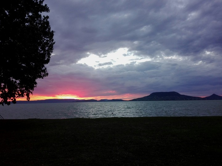 sunset, Badacsony