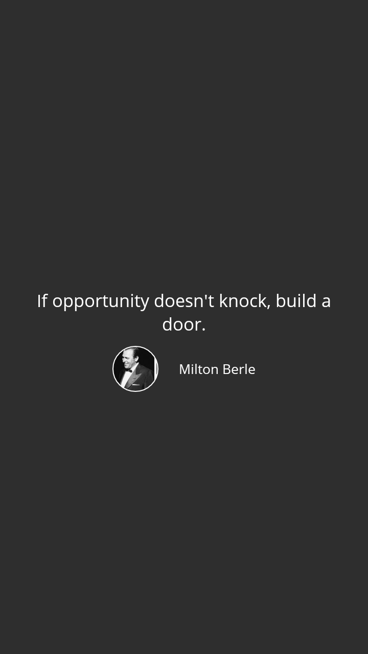 quote by Milton Berle