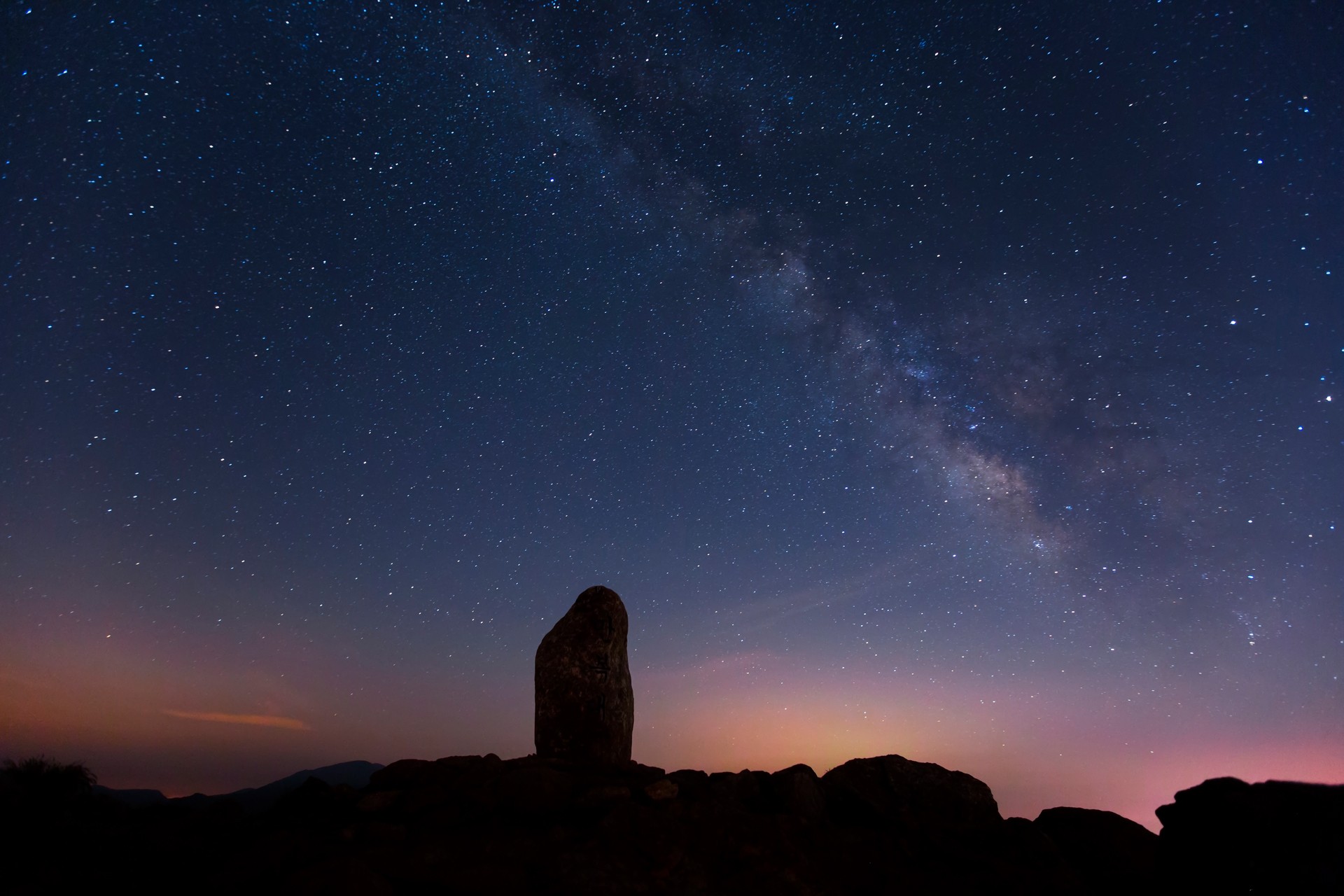 Galaxy on the sky