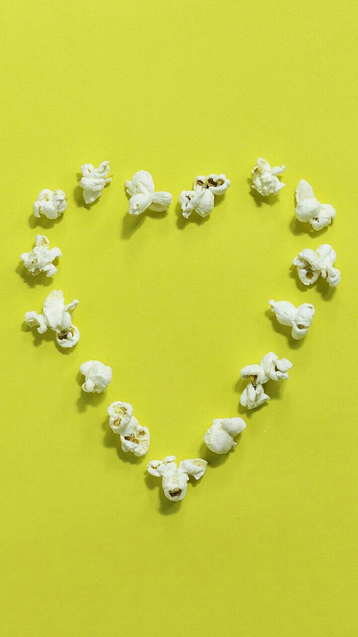 Popcorn heart❤✔☺✌