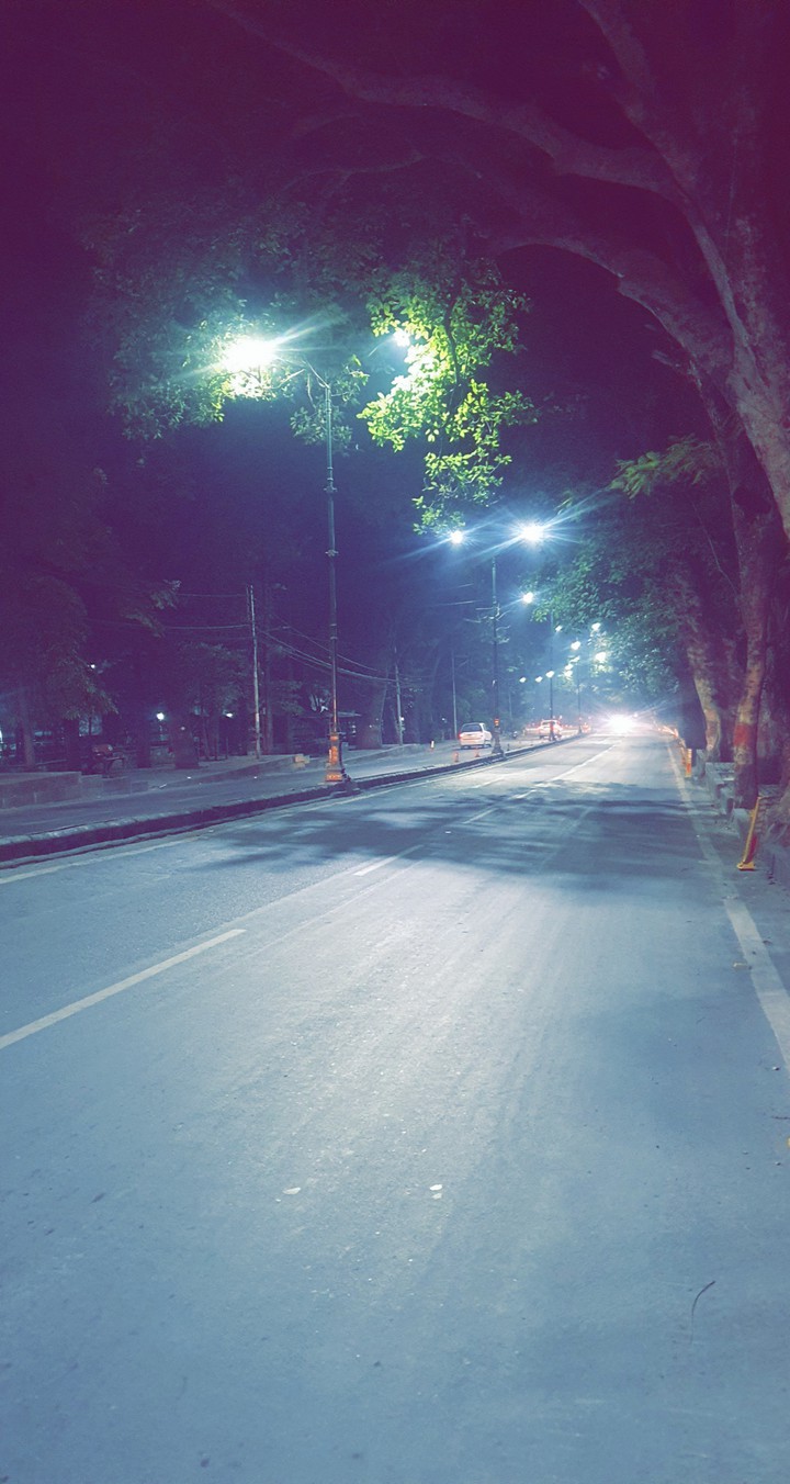lone road view