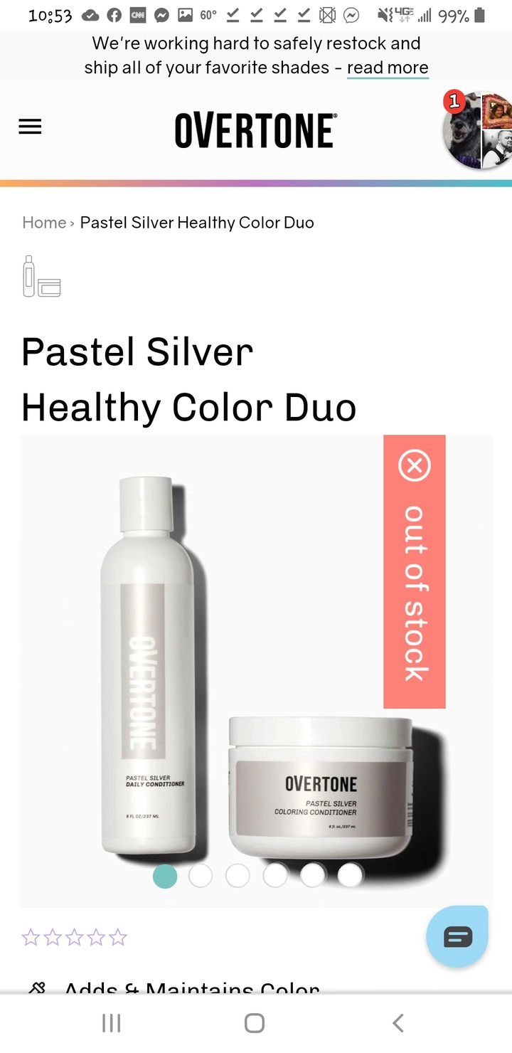 pastel silver overtone
