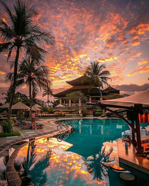 sunset, Water वॉलपेपर