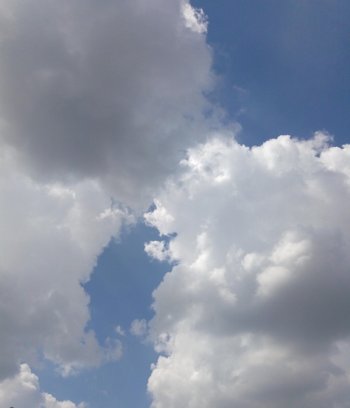 black and white cloud