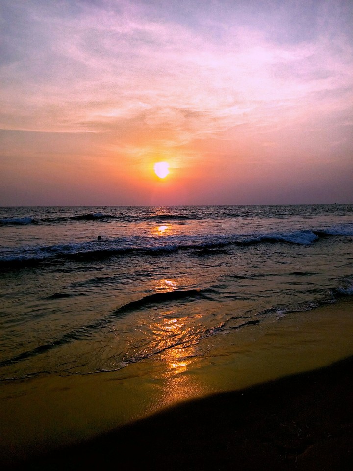 #beach ..#waves....#sunset....#bestevening