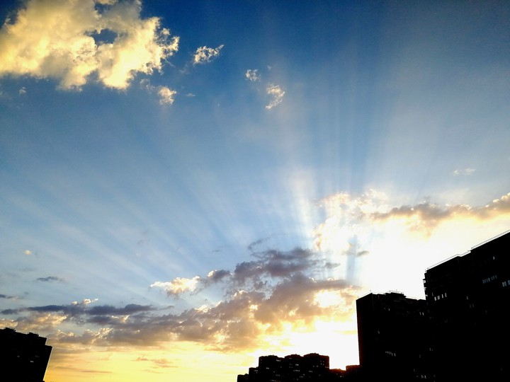 evening sun
