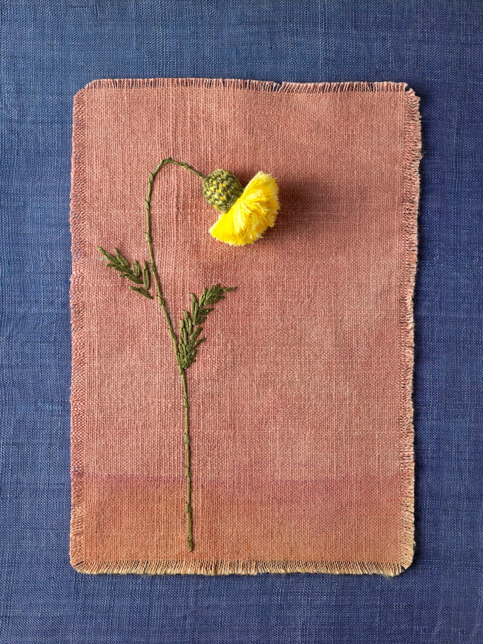 Yellow Flower on the Clothe