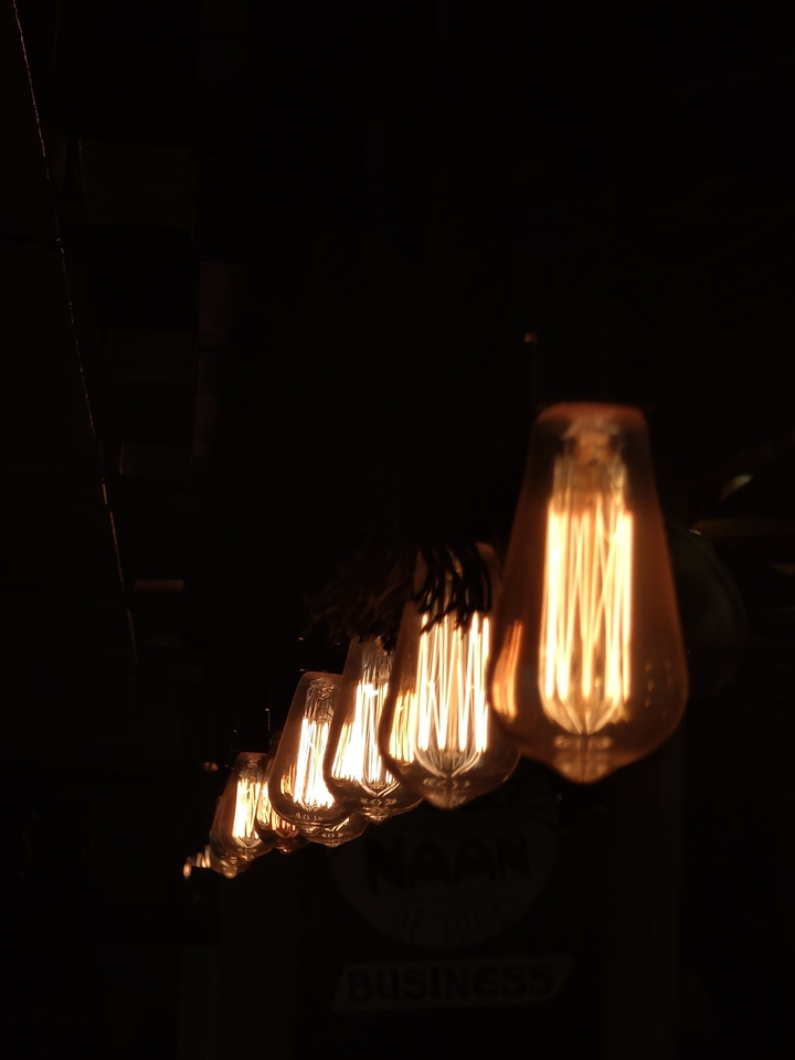 Lighting in the dark.