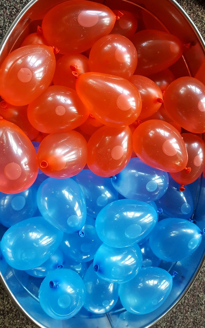 water balloons!