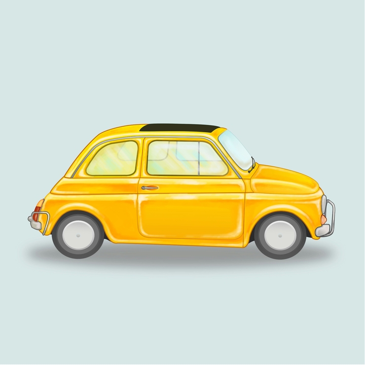 Yellow fiat