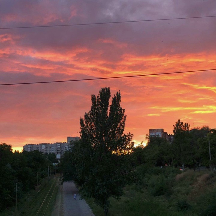 закат