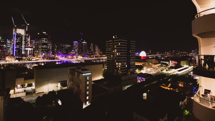 Brisbane at night