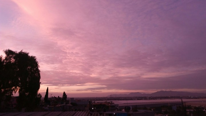 pink sky