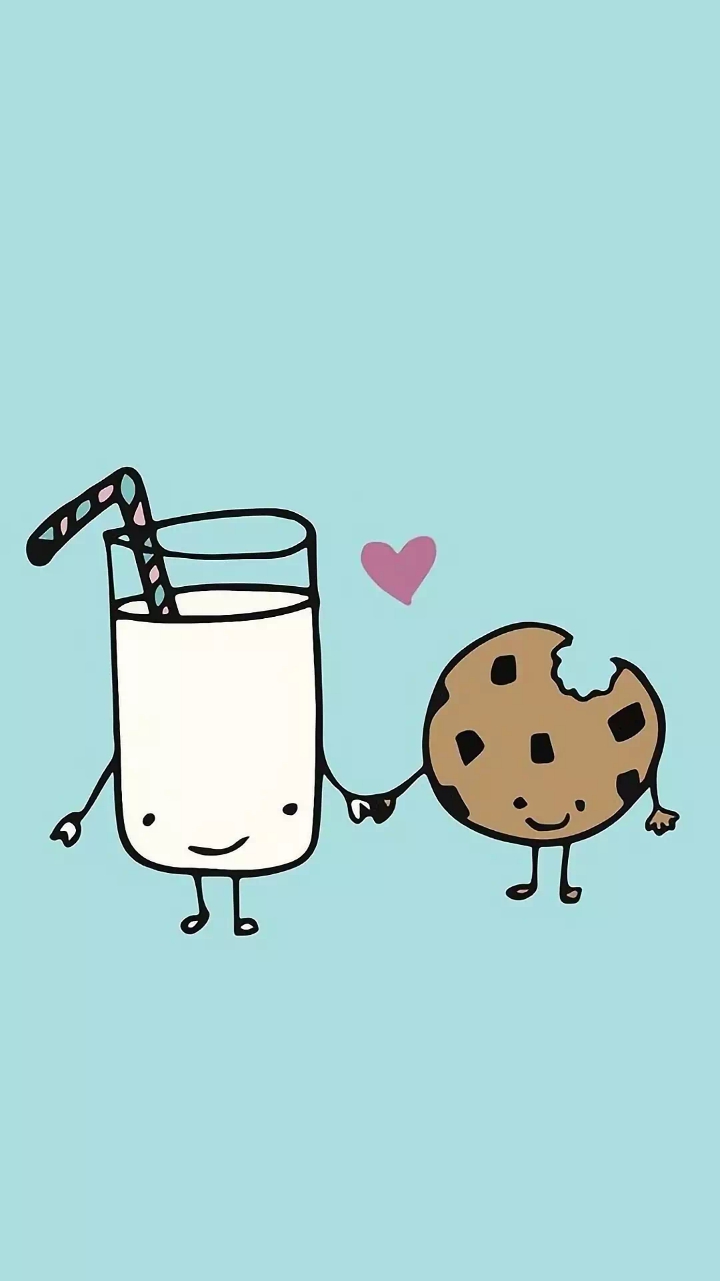 milk and biscuit