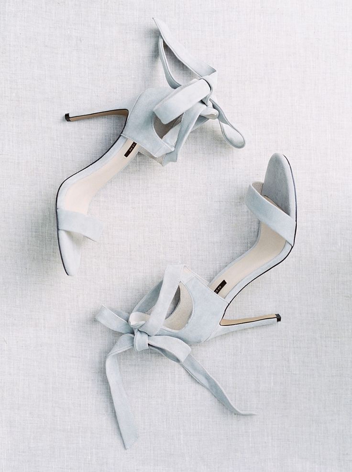 Bow Blue Stilettoes