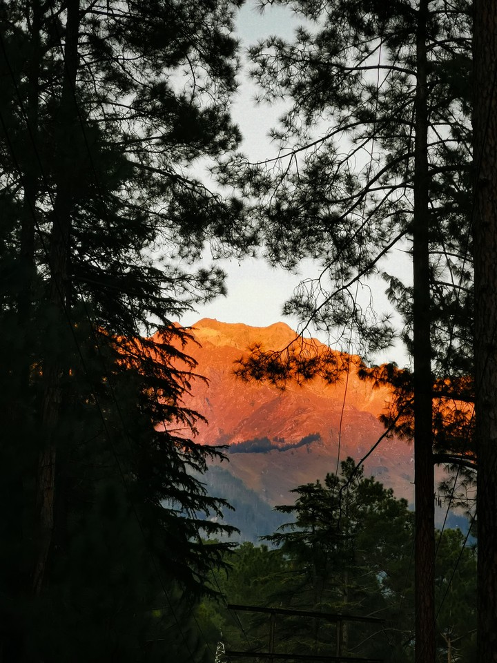 Sunset at the himalayas