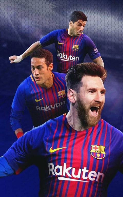 Messi .Neymar and Suarez