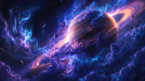 blue, planet achtergronden