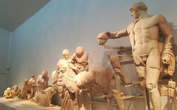 Battle between Centaurs and Lapiths
