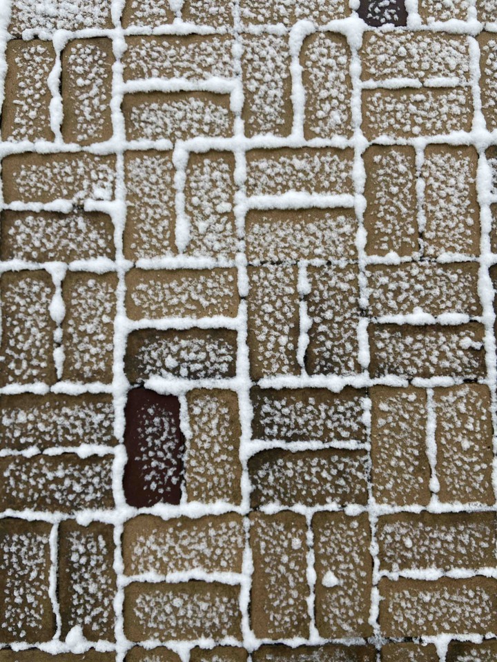 Snow.   Floor