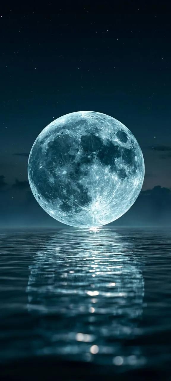 רקעים moonlight, moon