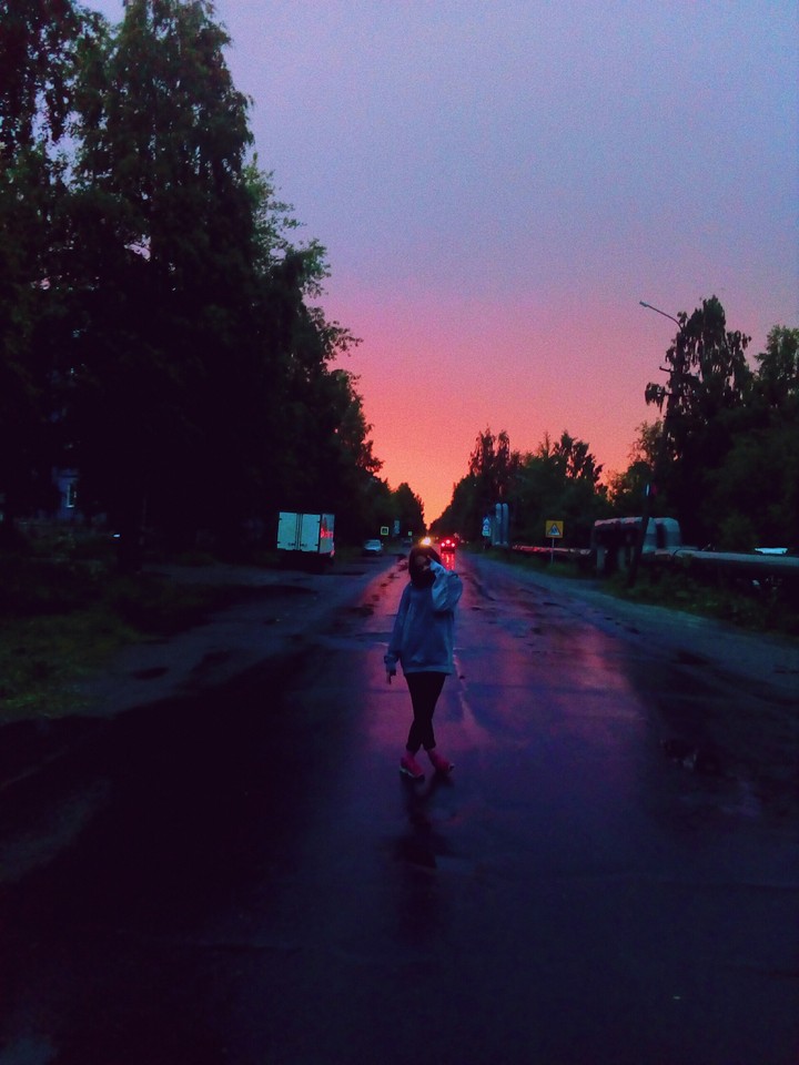 закат