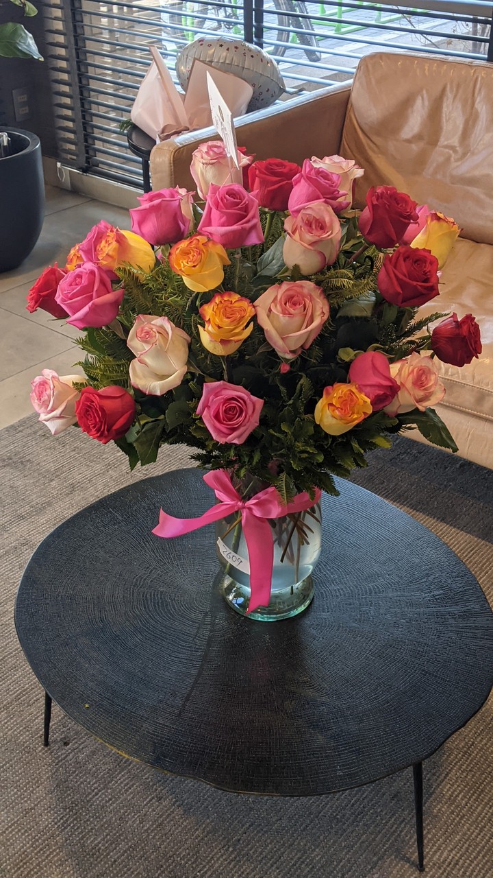 ramo de rosas