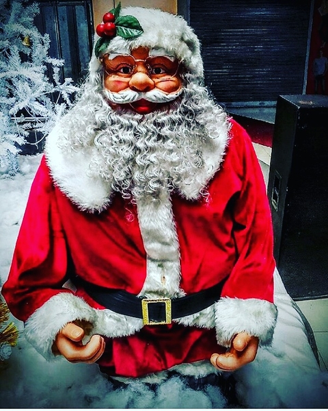 The Christmas santa