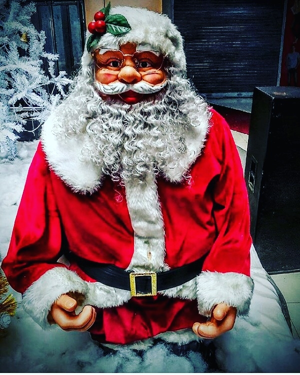 The Christmas santa