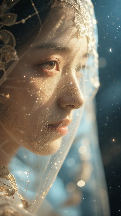 fonds d'écran veil, Beauty