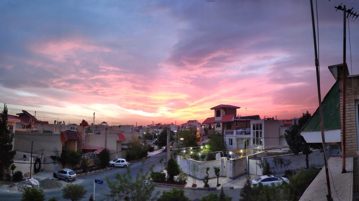 beautiful evening sky