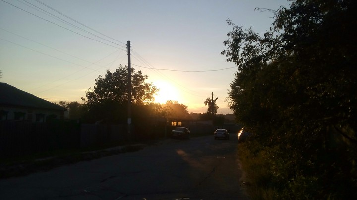 Осенний закат