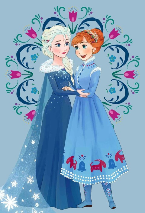 Elsa and Anna