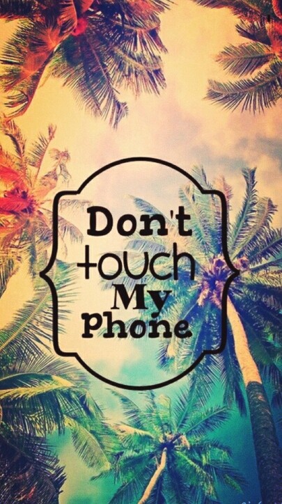 Ne touche pas à mon cell