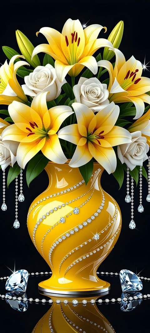 тапети petal, Vase