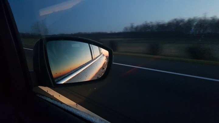 Sunrise in Hungary.