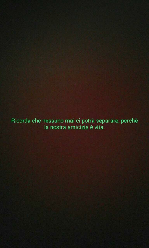 bene mi fa pensare alla mia amica