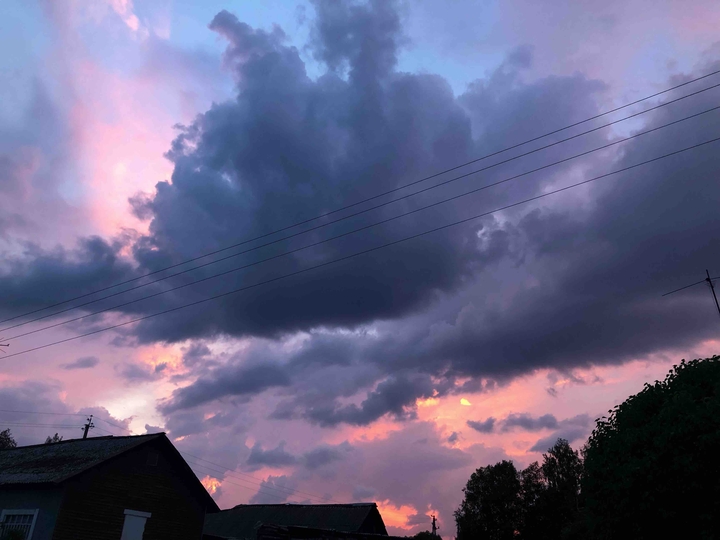 the clouds