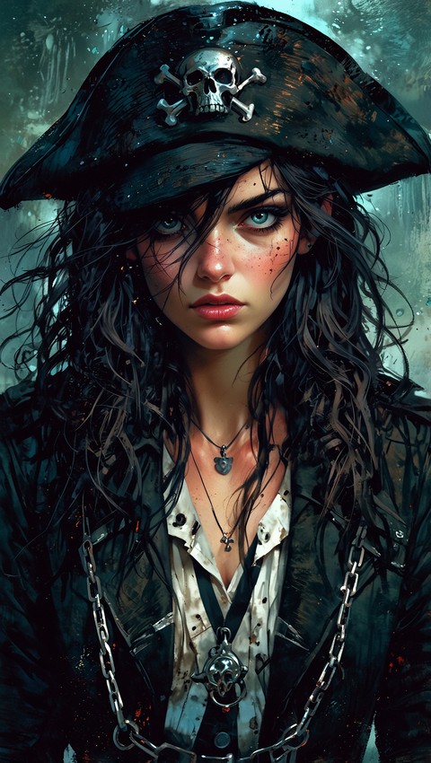 רקעים hat, buccaneer