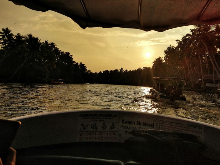 Backwaters' Sunset