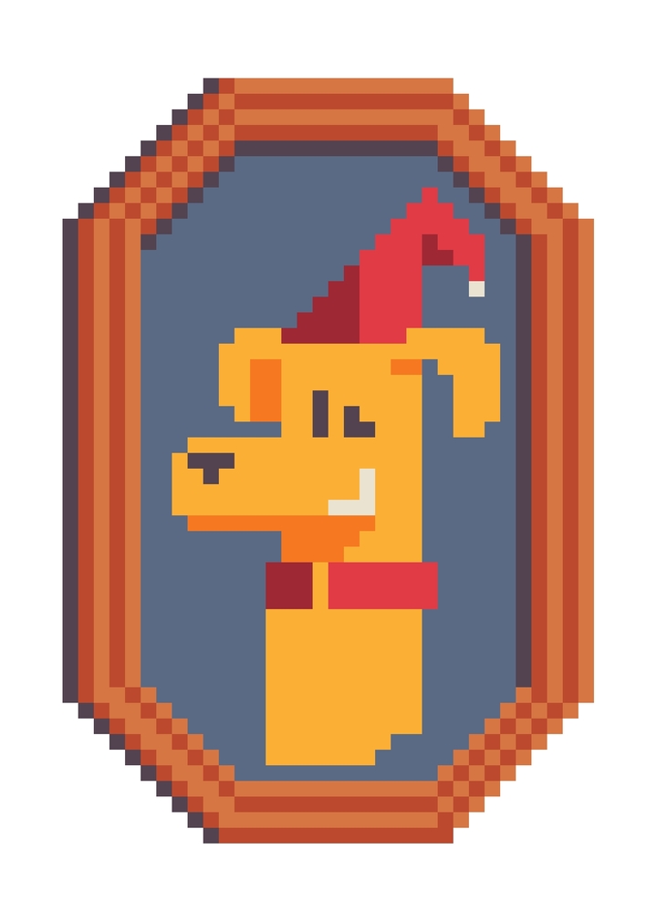 pixel dog