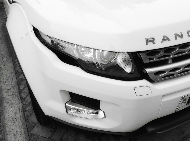 A Range Rover Evoque