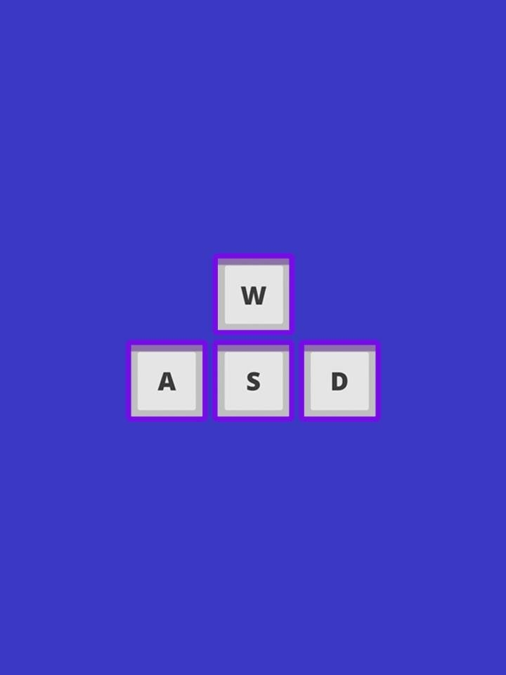 W A S D pc gaming