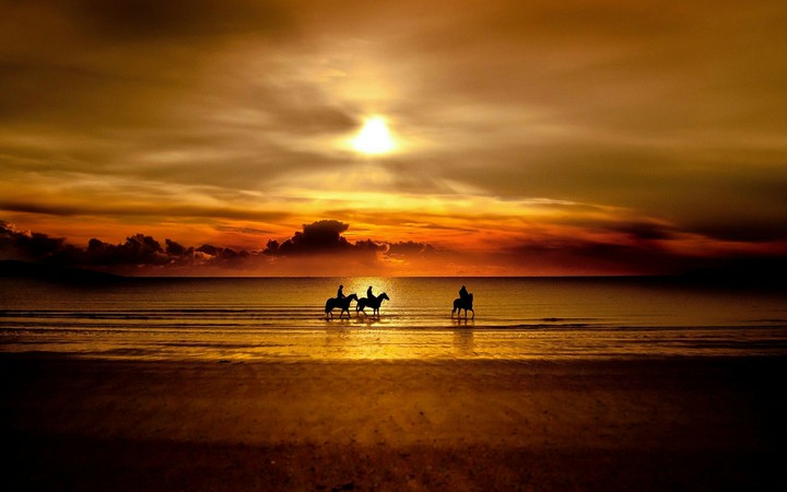dslr click sunset click