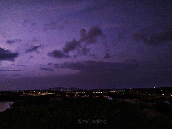 purple sky