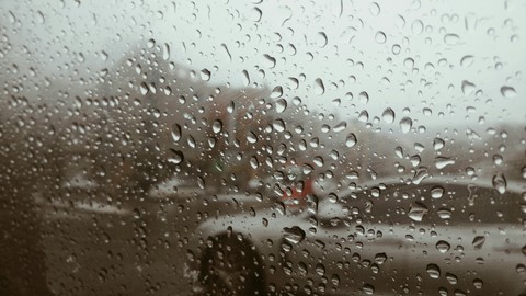 rainy graduation day