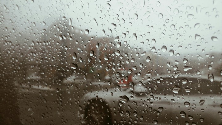 rainy graduation day